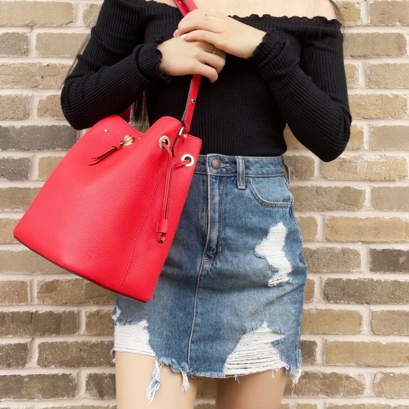 Kate Spade Martin Large Bucket Bag Shoulder Tote - Picture 5 of 8